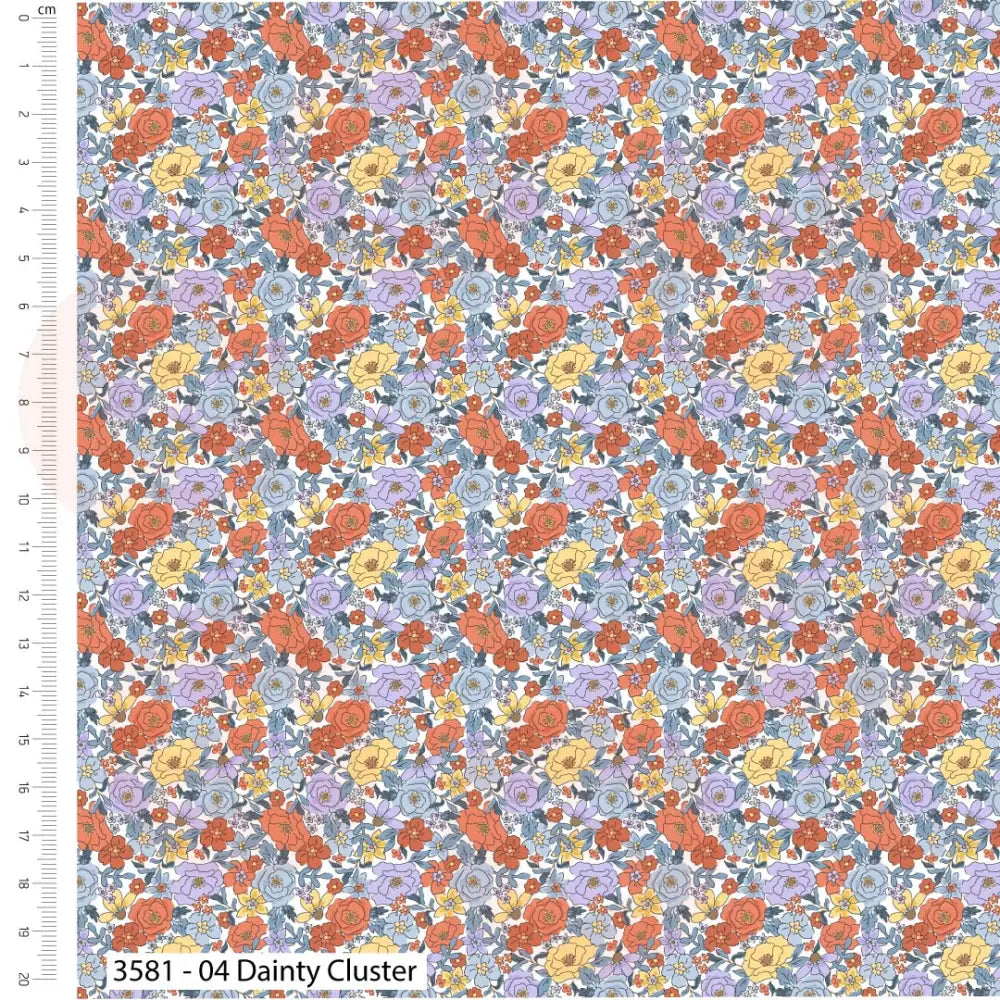 3581-00 Tiny Florals Cool – Cotton Fat Quarters Fabric