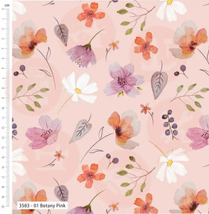 3583-00 Watercolour Blooms – Cotton Fat Quarters Fabric