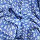 52227 Vibrant Leopard Tubular Knit - Colour: Cobolt SOLD BY THE METER FABRIC