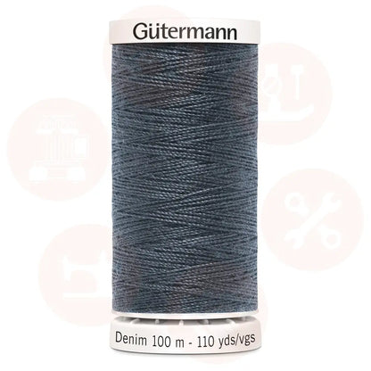 700160\9336 Gutermann Denim Thread: 100m domestic thread