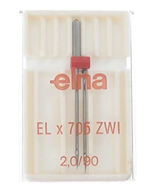 705ZWIB1CX2.0/90 705ZWIB1CX2.0/90 SCHMETZ TWIN 2.0MM SIZE 90 PACK OF 1 CARDED