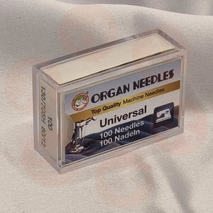 705A100X80Org Organ Universal Size 80 Sliding Box Of 100 Domestic Needles