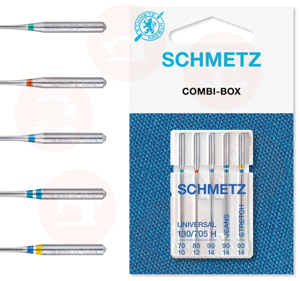 705B5Ccb Schmetz Combi Basic Pack Of 5 Carded Domestic Parts