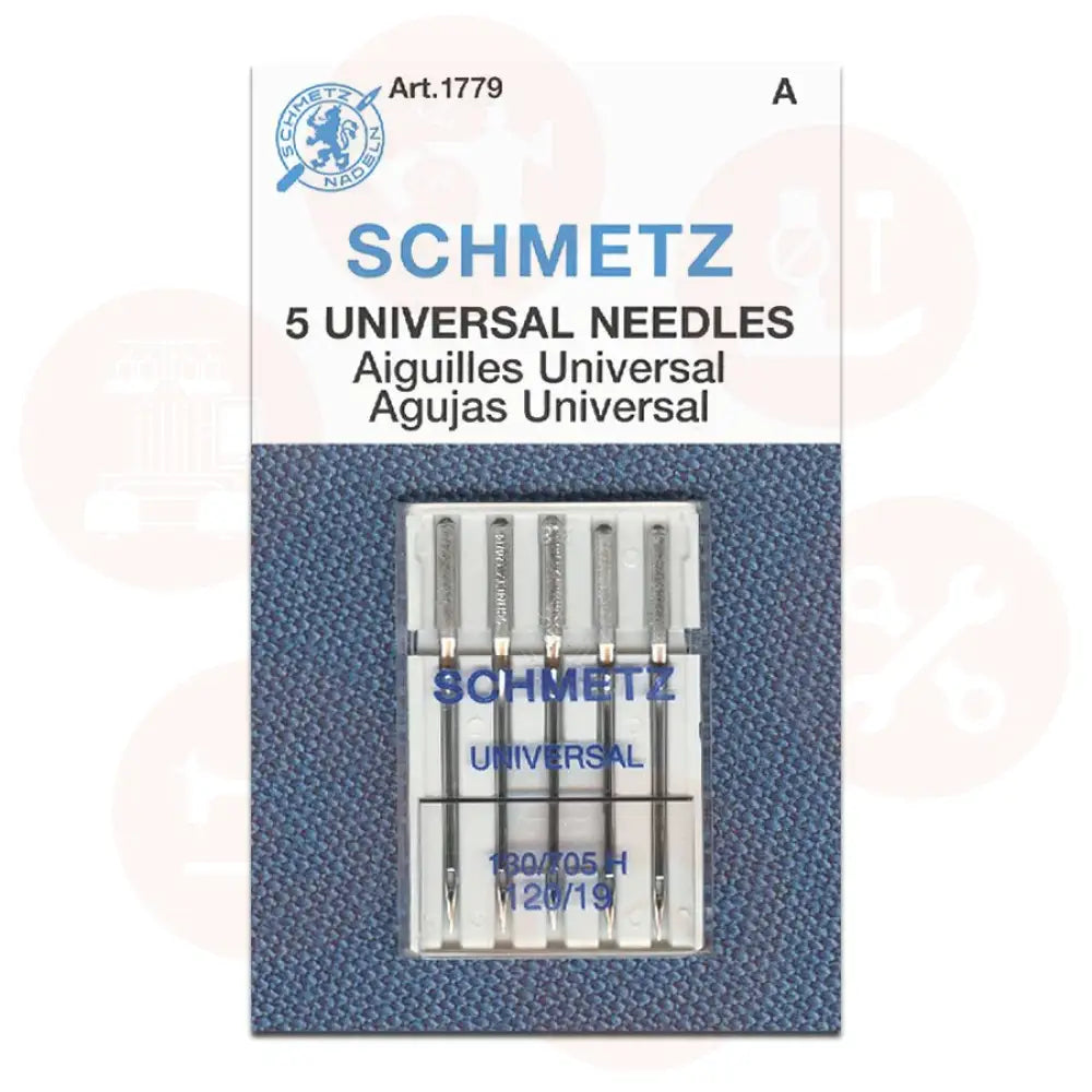 705B5Cx120 Schmetz Universal Size 120 Pack Of 5 Carded Domestic Parts