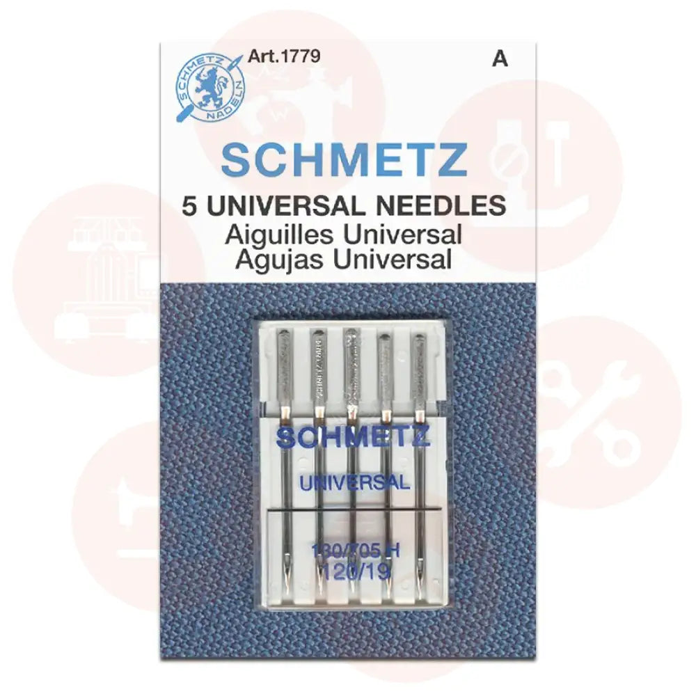 705B5Cx120 Schmetz Universal Size 120 Pack Of 5 Carded Domestic Parts