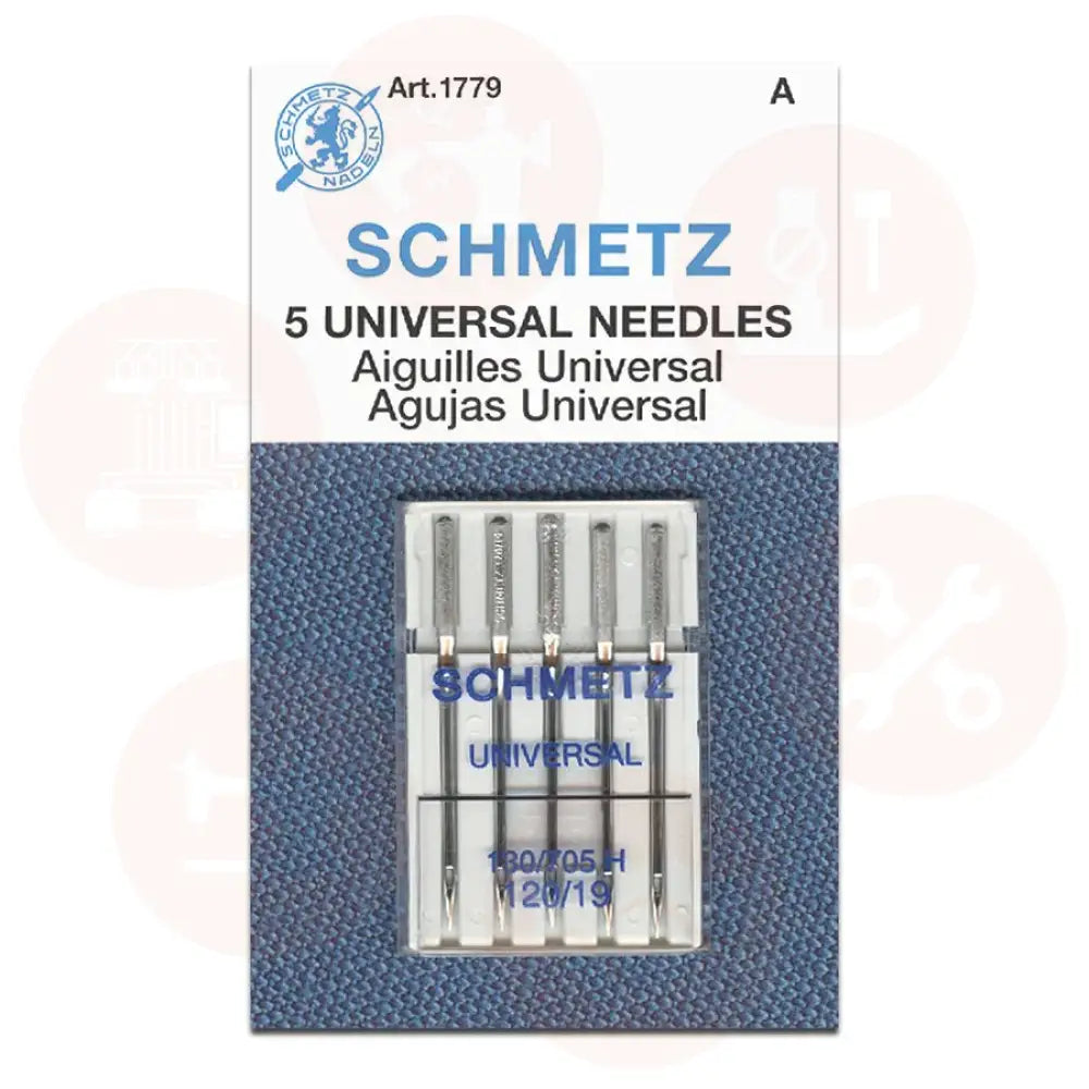 705B5Cx120 Schmetz Universal Size 120 Pack Of 5 Carded Domestic Parts