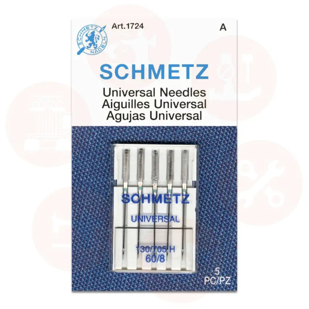 705B5Cx60 Schmetz Universal Size 60 Pack Of 5 Carded Domestic Parts