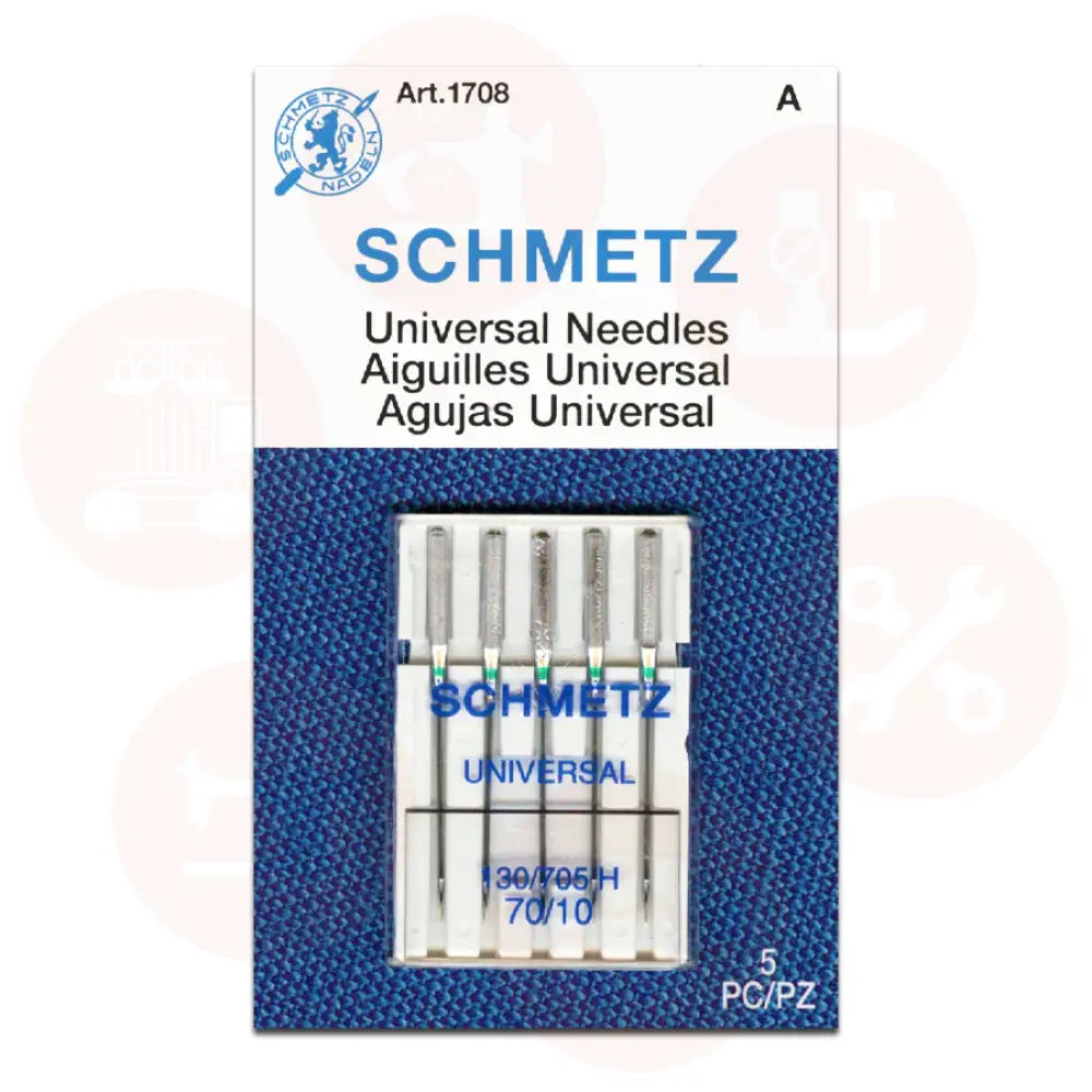 705B5Cx70 Schmetz Universal Size 70 Pack Of 5 Carded Domestic Parts