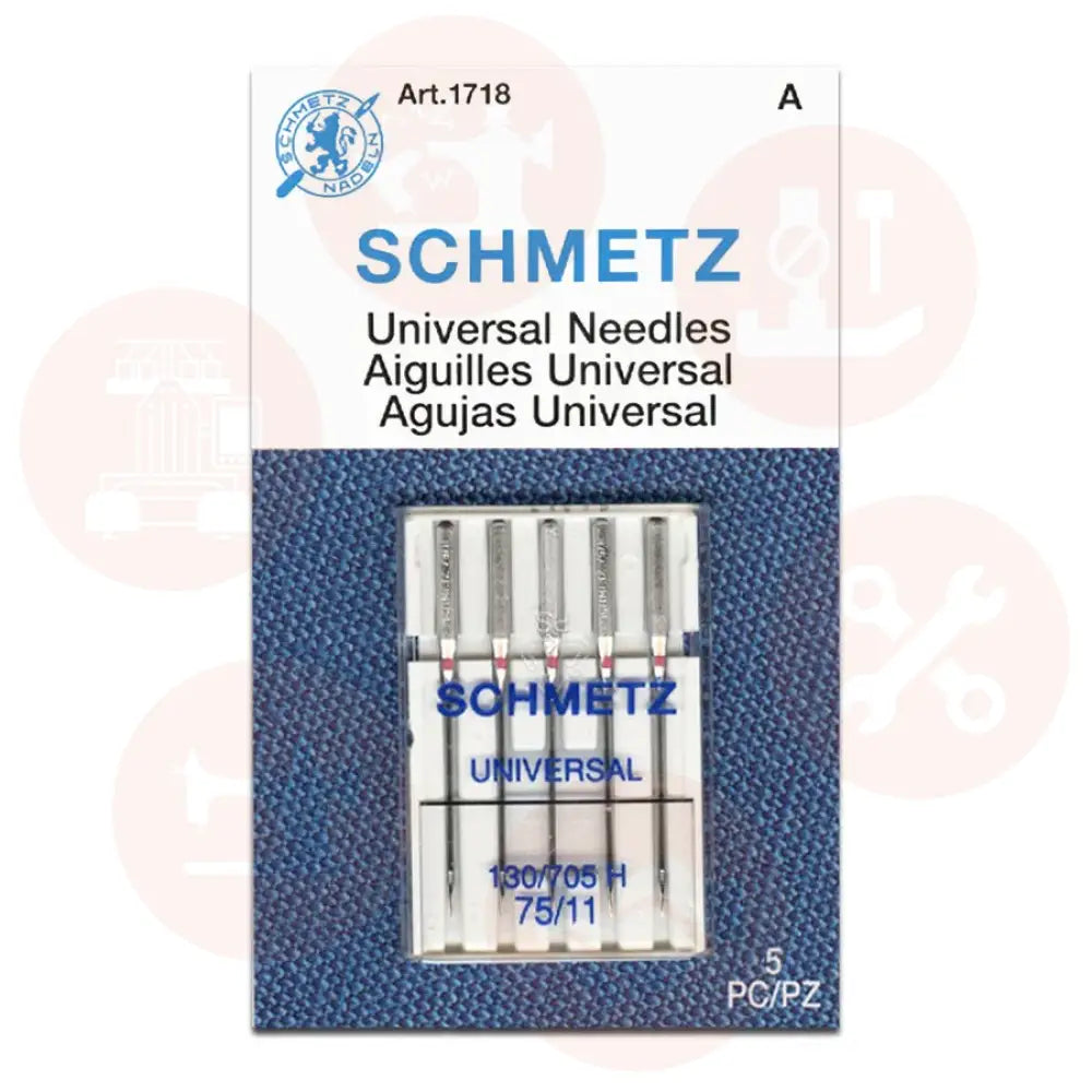 705B5Cx75 Schmetz Universal Size 75 Pack Of 5 Carded Domestic Parts