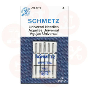 705B5Cx90 Schmetz Universal Size 90 Pack Of 5 Carded Domestic Parts