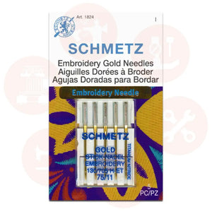 705Etb5Cx75 Schmetz Gold Embroidery Size 75 Pack Of 5 Carded Domestic Parts