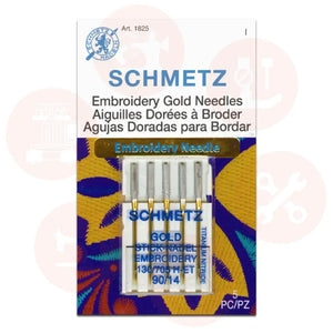 705Etb5Cx90 Schmetz Gold Embroidery Size 90 Pack Of 5 Carded Domestic Parts