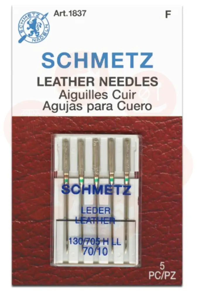 705Llb5Cx70 Schmetz Leather Size 70 Pack Of 5 Carded Domestic Parts