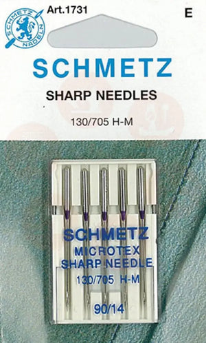 705Micb5Cx90 Schmetz Microtex Size 90 Pack Of 5 Carded Domestic Parts