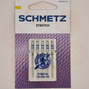 705SB5CX7590 SCHMETZ STRETCH SIZE 75-90 PACK OF 5 CARDED DOMESTIC NEEDLES