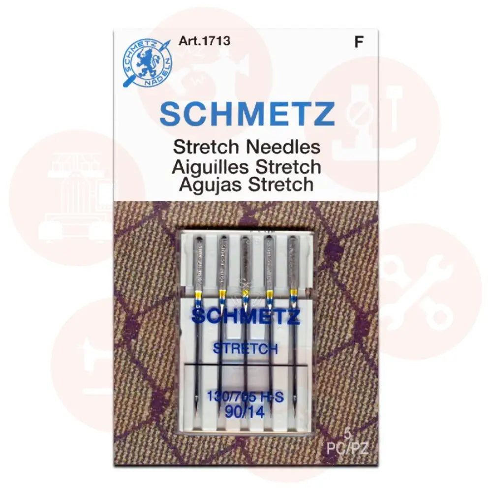 705Sb5Cx90 Schmetz Stretch Size 90 Pack Of 5 Carded Domestic Parts