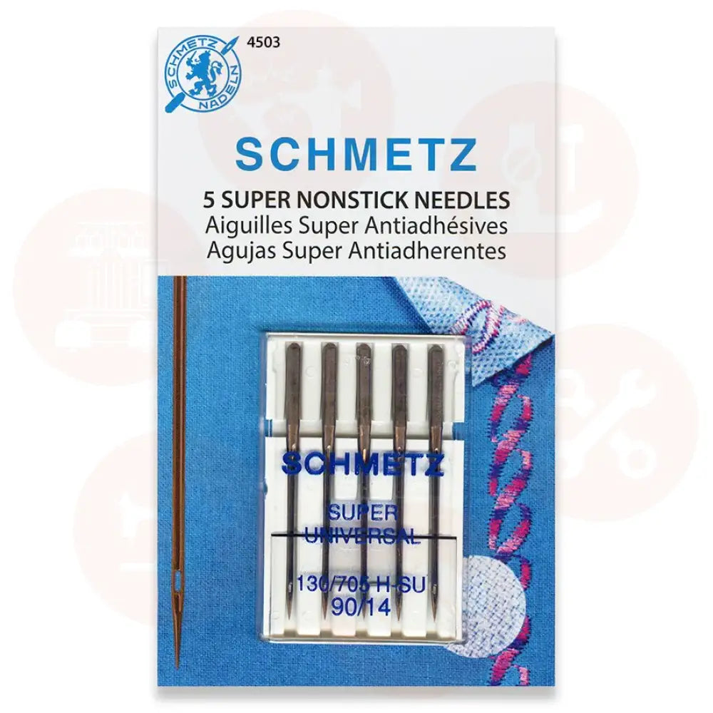 705Sub5Cx90 Schmetz Super Universal Non Stick Coating Size 90 Pack Of 5 Carded Domestic Parts