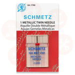 705Zwimetx2.5/80 Schmetz Twin Metallic 2.5Mm Size 80 Pack Of 1 Boxed Domestic Parts