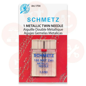 705Zwimetx3.0/90 Schmetz Twin Metallic 3Mm Size 90 Pack Of 1 Carded Domestic Parts