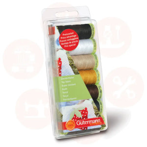 731153\1 Gutermann Thread Set: Top Stitch: 7 x 30m: Assorted DOMESTIC THREAD