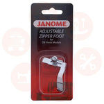 767408011 Janome Adjustable Zipper Foot For Db Hook Models Domestic Parts