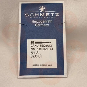 794Lr Size 180 Pack Of 10 Needles Schmetz Domestic Parts