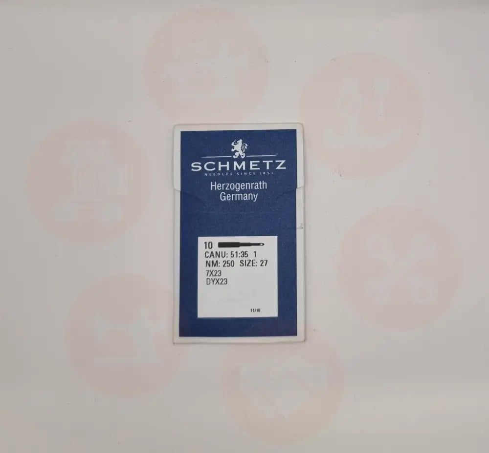 7X23X250Schmetz7X23Size250PackOf10DomesticParts