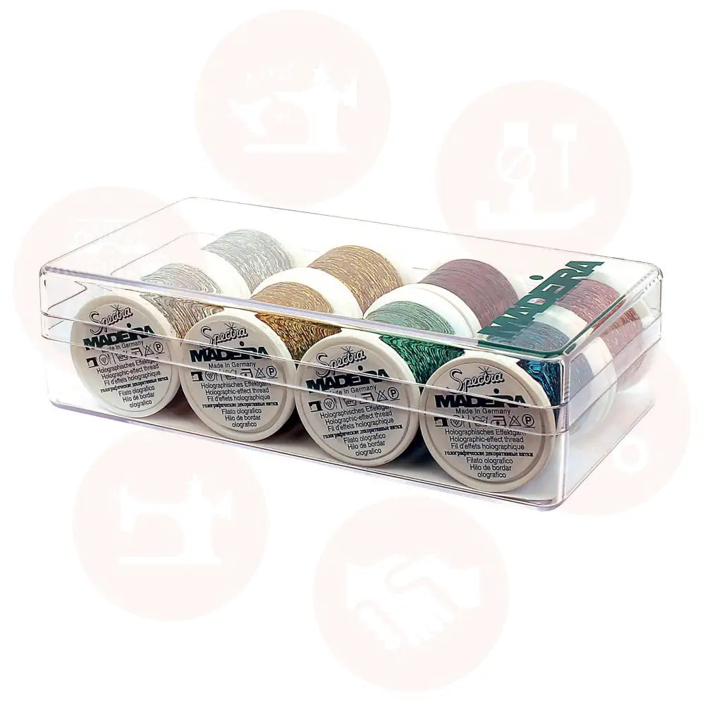8013 Madeira Gift Box: Metallic: Spectra: 8 x 100m: Spools domestic thread