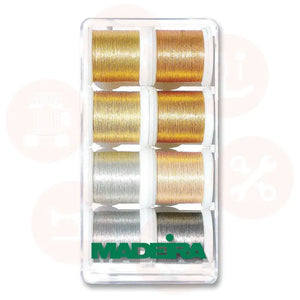 8019 Madeira Gift Box: Metallic: Smooth: 8 x 200m: Spools domestic thread