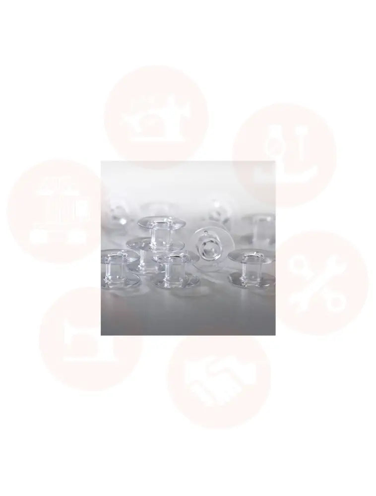 821038096 Pfaff Bobbins Clear 10 Pack Pfaff Pkg Grp K Domestic Parts