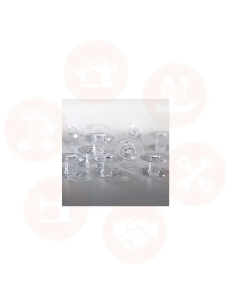 821038096 Pfaff Bobbins Clear 10 Pack Pfaff Pkg Grp K Domestic Parts