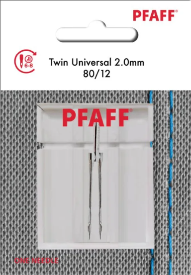 821286096 PFAFF TWIN UNIVERSAL 2.0MM 80/12 NEEDLE