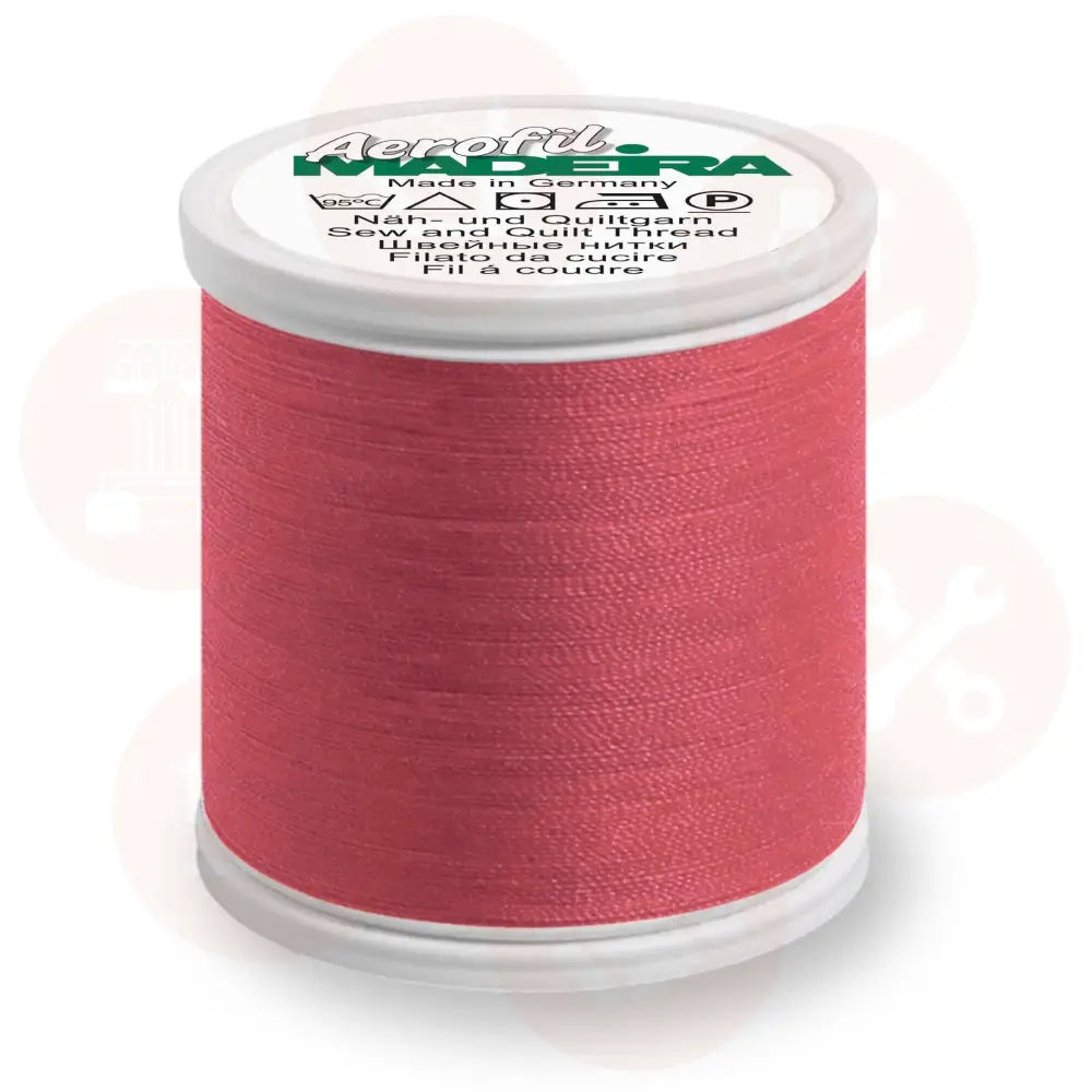9124\9070 Madeira Aerofil No.120: 5 X 100M: Dark Pink Domestic Thread