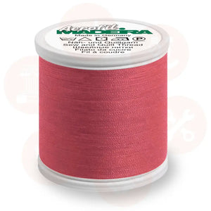9124\9070 Madeira Aerofil No.120: 5 X 100M: Dark Pink Domestic Thread