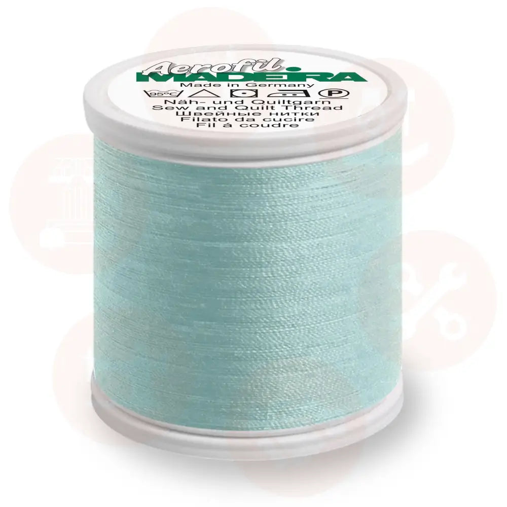 9124\8730 Madeira Aerofil No.120 100M: Light Turquoise Domestic Thread