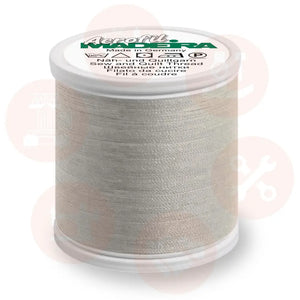 9124\9812 Madeira Aerofil No.120: 5 X 100M: Light Silver Domestic Thread