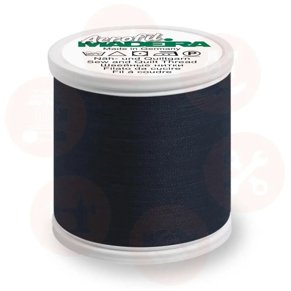 9140 Madeira Aerofil No.120 100m: Dark Navy DOMESTIC THREAD