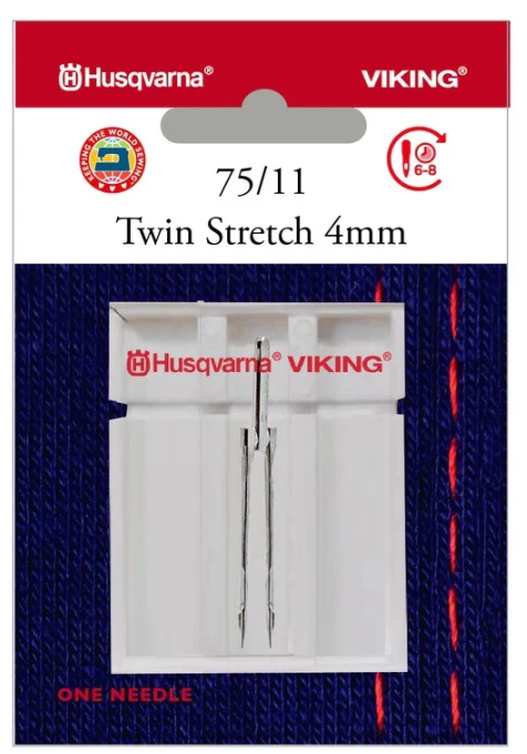 920548096 HUSQVARNA VIKING TWIN STRETCH 4.0MM 75/11 NEEDLE