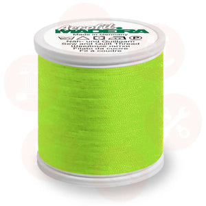 9950 Madeira Aerofil No.120 100m: Neon Green DOMESTIC THREAD