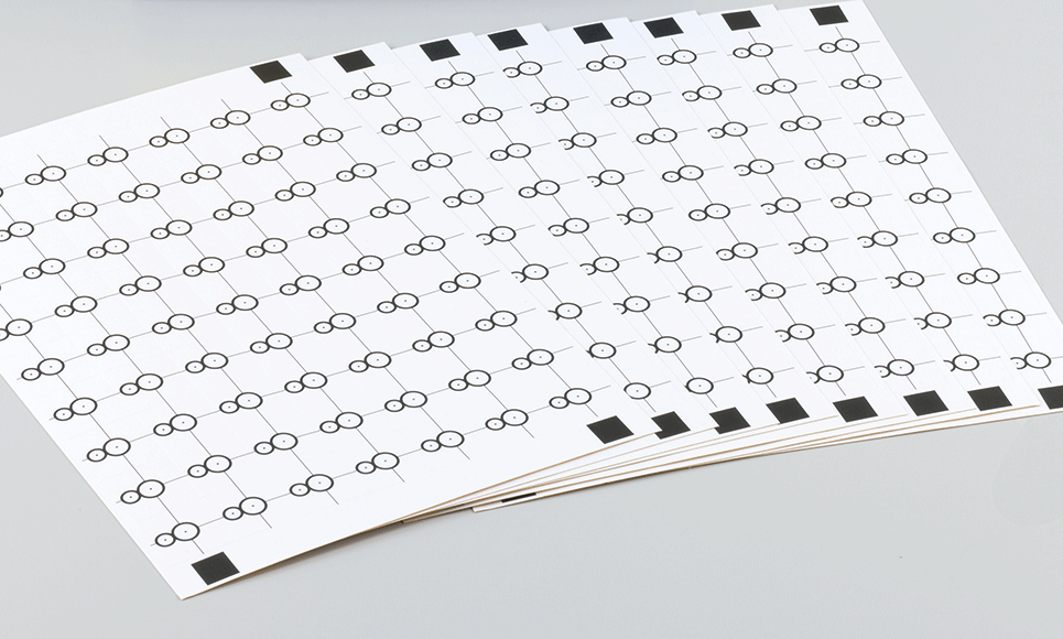EPS 2 (XG6749001) BROTHER EMBROIDERY POSITIONING STICKER