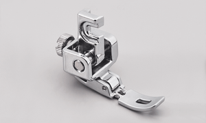D03CBC001 BROTHER ADJUSTABLE ZIPPER/PIPING FOOT FOR HIGH SHANK (F091)