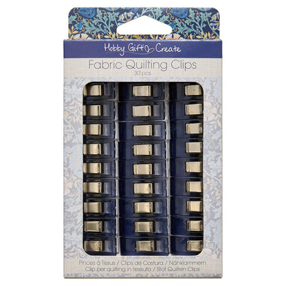 HGC230.S.01 Quilting Clips: 30 Pieces