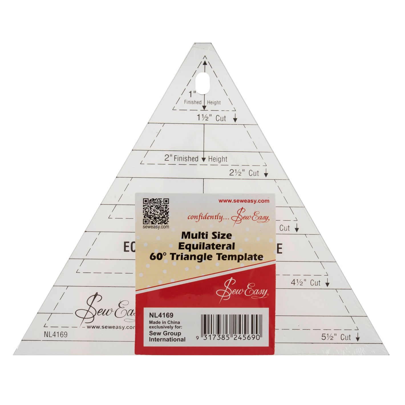 NL4169 RULER QUILTING TRIANGLE