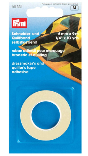 P611331 PRYM DRESSMAKERS & QUILTERS SELF ADHESIVE TAPE