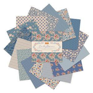TD300211 TILDA CHARM PACK 12.5 x 12.5CM: SUMMER 32 PIECES