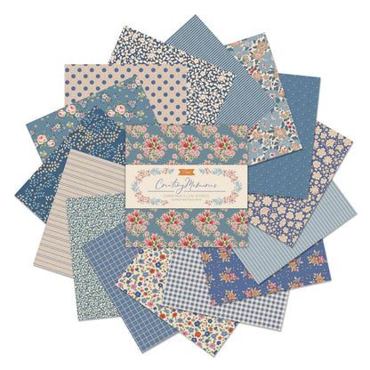 TD300211 TILDA CHARM PACK 12.5 x 12.5CM: SUMMER 32 PIECES