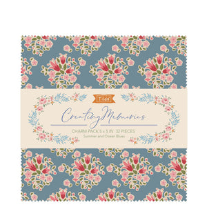 TD300211 TILDA CHARM PACK 12.5 x 12.5CM: SUMMER 32 PIECES