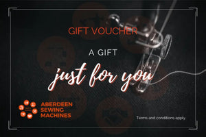 Aberdeen Sewing Gift Voucher - £10 Domestic