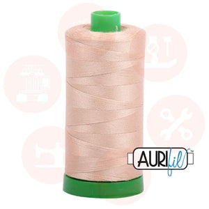 Aurifil 40Wt Cotton Mako Thread -Beige Mk40Sp-2314 Domestic