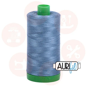 Aurifil 40Wt Cotton Mako Thread - Blue Grey Mk40Sp-1126 Domestic